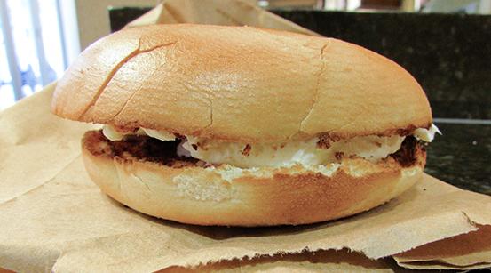New York bagels are a cheap and delicious snack that can be found almost anywhere.
