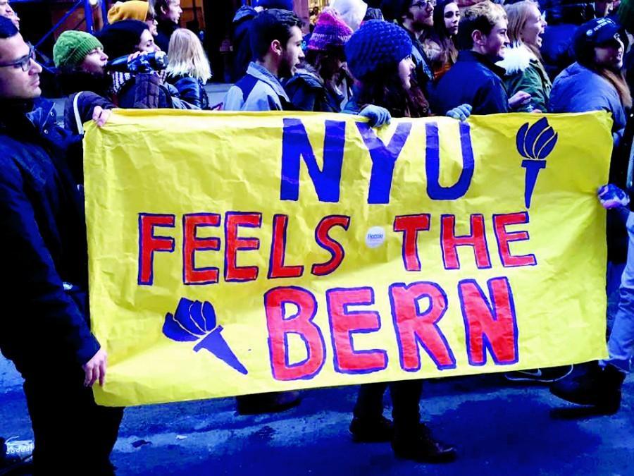 With+his+campaign+kickstarting+in+Brooklyn%2C+NYU+students+have+the+opportunity+to+show+their+support+in+the+days+leading+up+the+New+York+primary.+