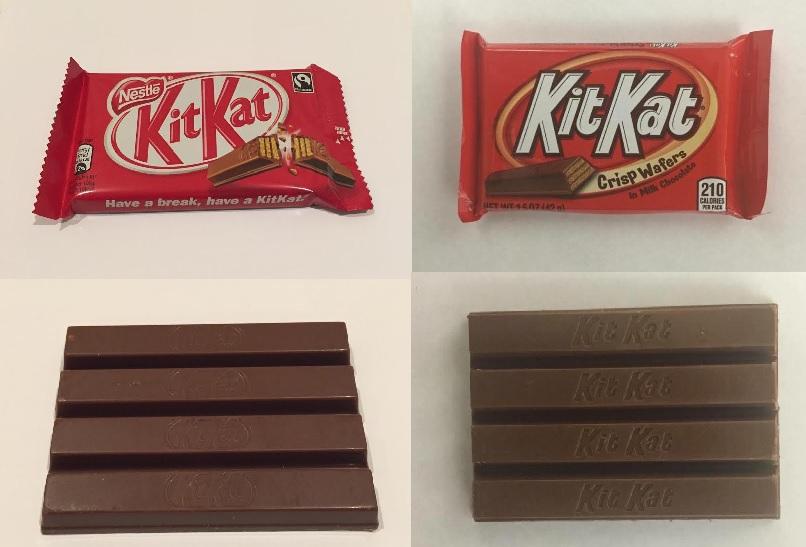 Did you know: Kit-Kats in London are packaged slightly differently than they are here!
