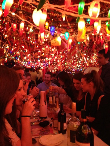 Some say that the hundreds of lights in Panna II contribute to the incredibly flavor of the Indian food.