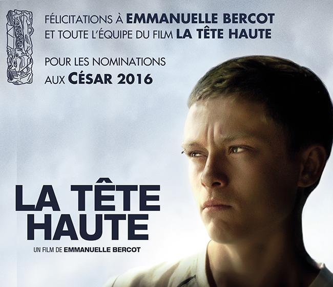 French film Standing Tall is better known by the title La Tête Haute and premiered at the Cannes Film Festival in 2015.