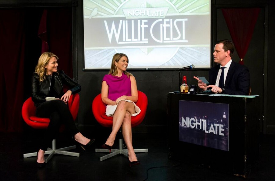 Willie Geist from the Today Show hosted Night Late at the Upright Citizens Brigade in Chelsea on February 22. 