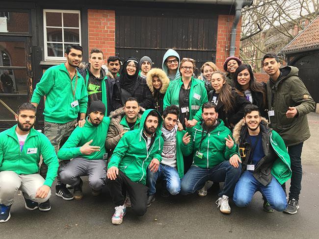 This past spring break, NYU students visited Berlin as part of a service trip to help Syrian refugees.