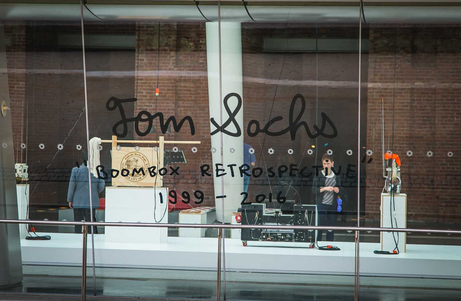 Tom+Sachs+Brings+the+Beat+to+the+Brooklyn+Museum+with+Boombox+Retrospective