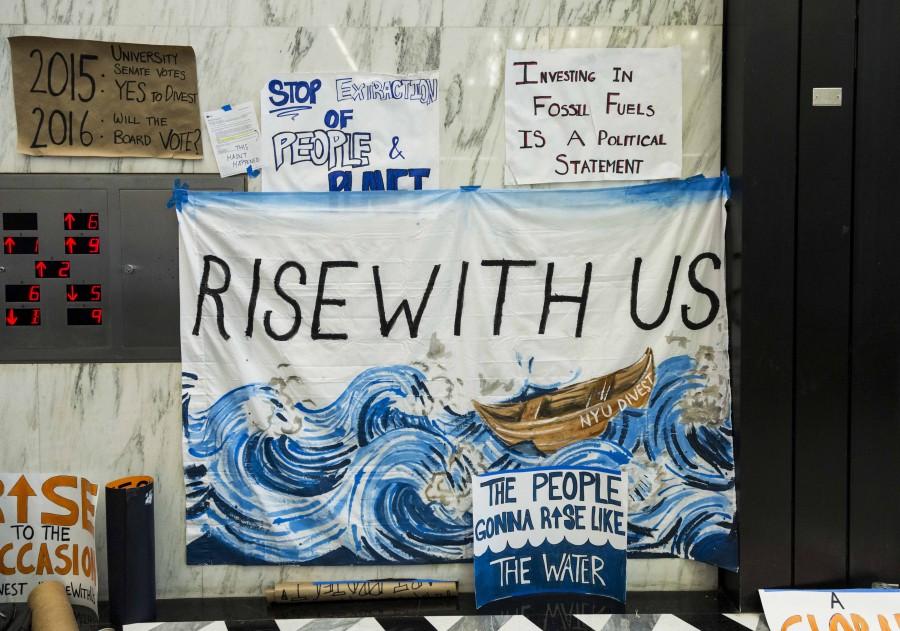 Students think NYU’s refusal to divest from fossil fuels contradicts its sustainability efforts, even though the university focuses on other efforts such as water, power and waste.