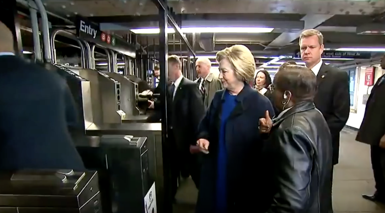 Hilary Clinton’s metrocard incident was one of the many funny moments political candidates have had in New York. 