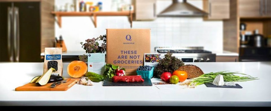 Quinciple is a grocery delivery service currently available in lower Manhattan. 