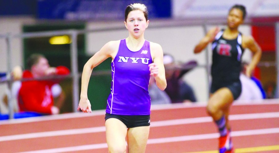 Freshman Mary Conti finished in third place for the 400m.