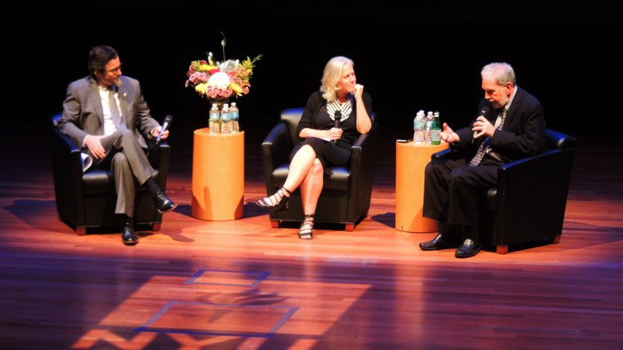 Former NYU President John Sexton returned to the university this Tuesday for a panel in Skirball.