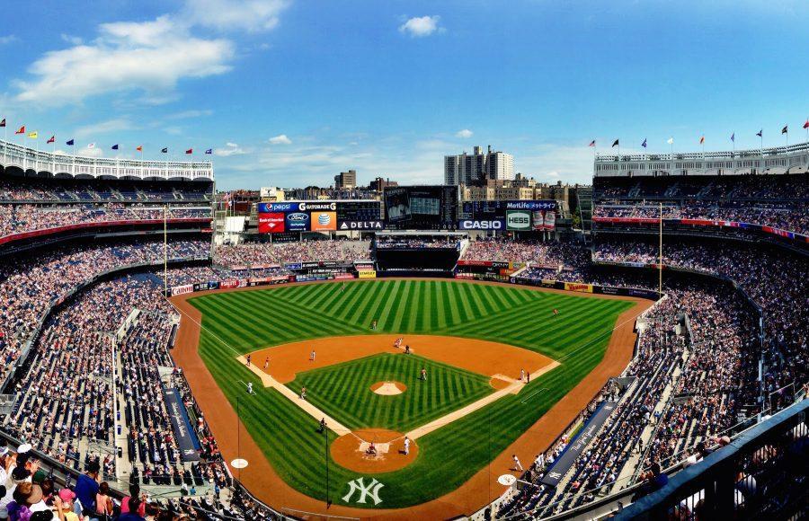 The Yankee Stadium in the Bronx is an iconic space for sports in NYC.