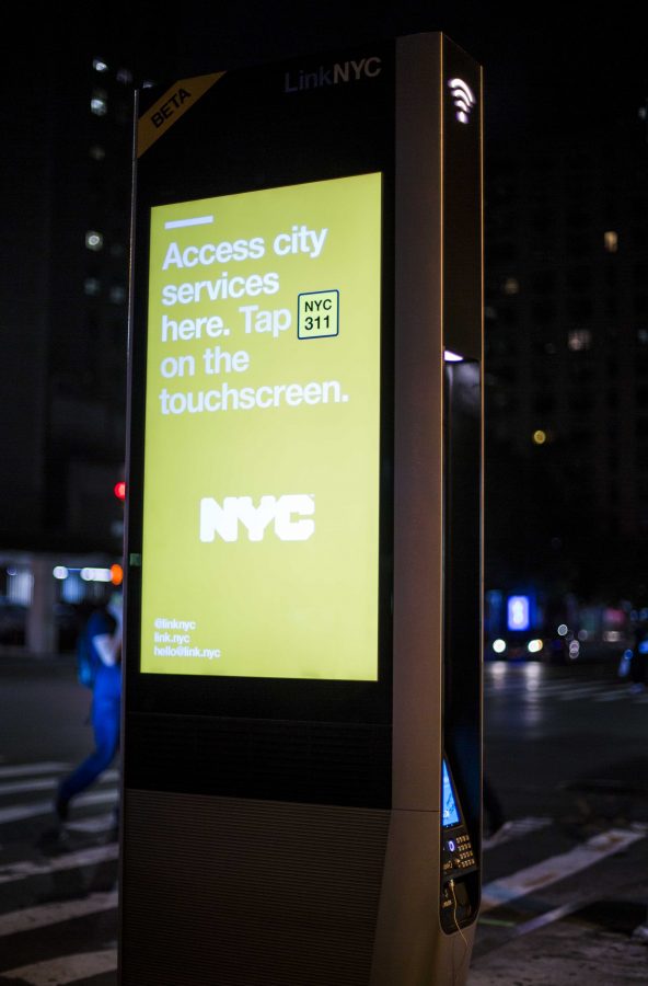 LinkNYC stations have been installed on the street along 3rd Ave to provide city services, however they’ve been used for more than just quick WiFi access.
