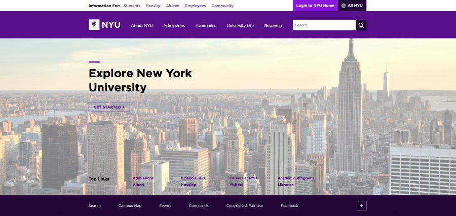 A page on NYU’s website was recently hacked by a gambling website, delicately hinting in random locations throughout the page about the gambling site.