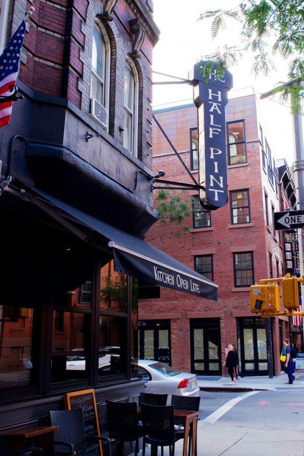 The Half-Pint, located on West 3rd and Thompson Street, is part of the network which donates revenue toNYU clubs and causes.