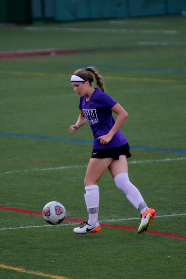 Freshman soccer player Maddie Howard describes the difficulty associated with playing on a college sports team while also trying to manage and navigate the other more traditional struggles of adjusting to school.