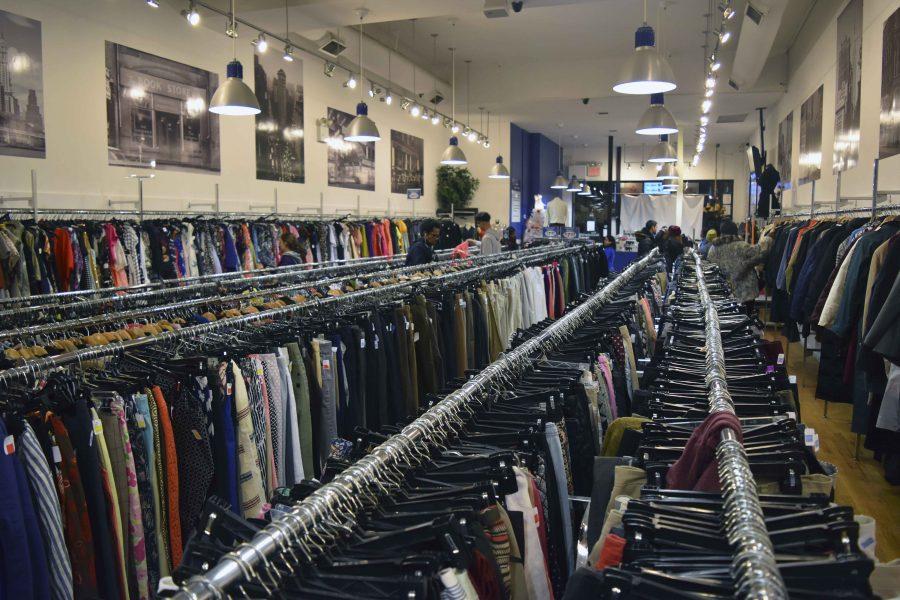 Buying gently used second hand clothing from places such as The Goodwill Store, located at 44 W 8th St., is an affordable way to be chic while being a socially conscious shopper.