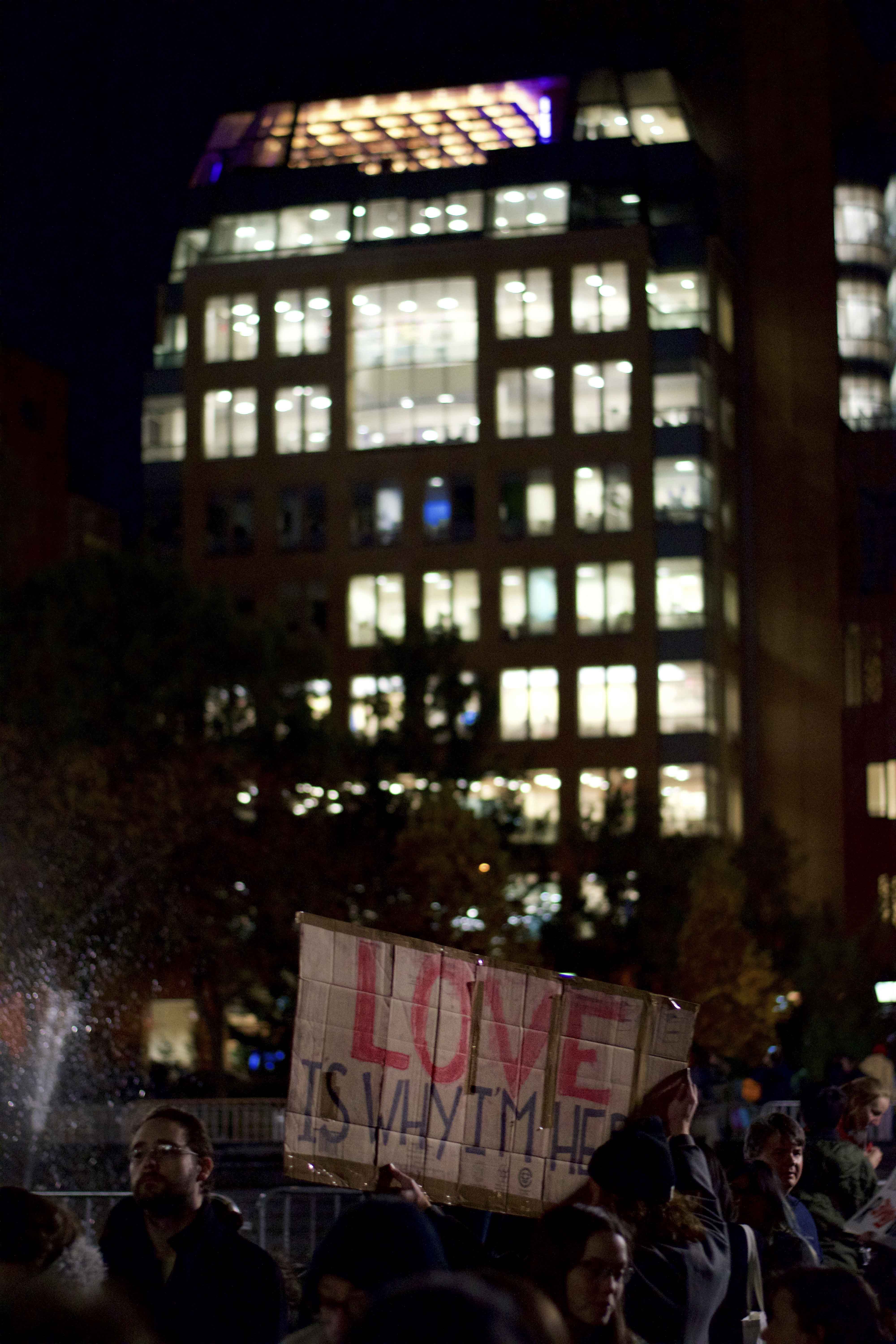 NYU+Student+Organizes+Love+Rally+in+the+Park