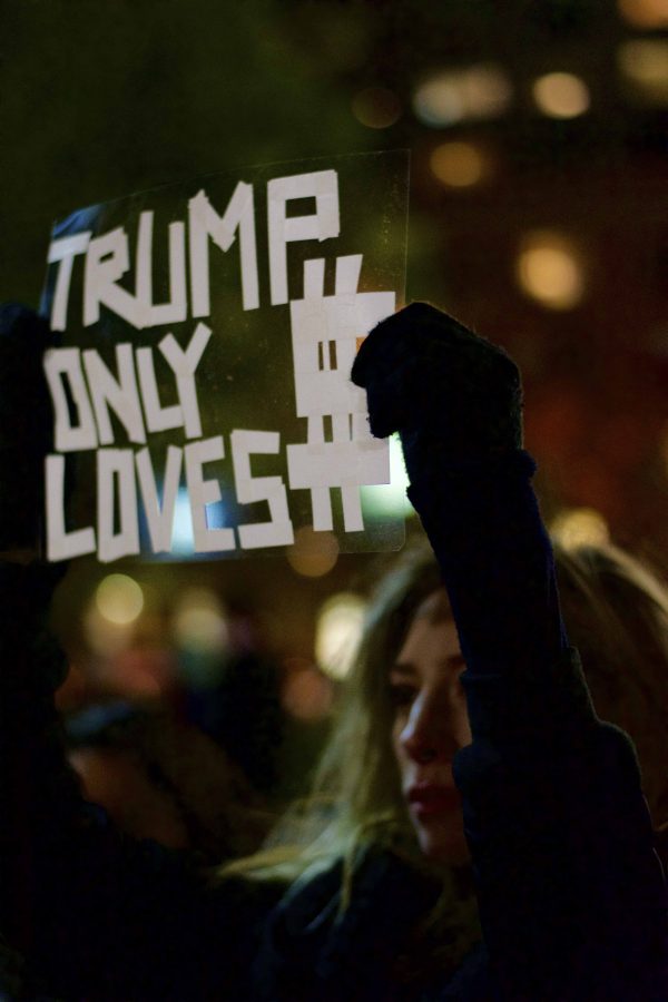 After the result of the election, a number of rallies and protests have taken place all over New York City, from Washington Square Park and Union Square, to outside of Trump Tower. 
