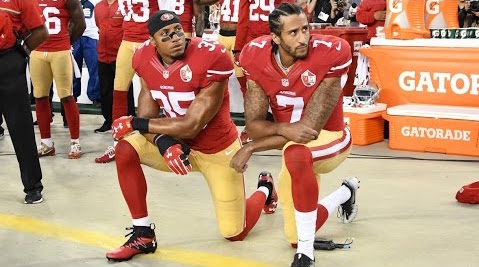 When 49ers quarterback Colin Kaepernick knelt during the national anthem, he started a controversial discussion on the intersection of politics and sports.