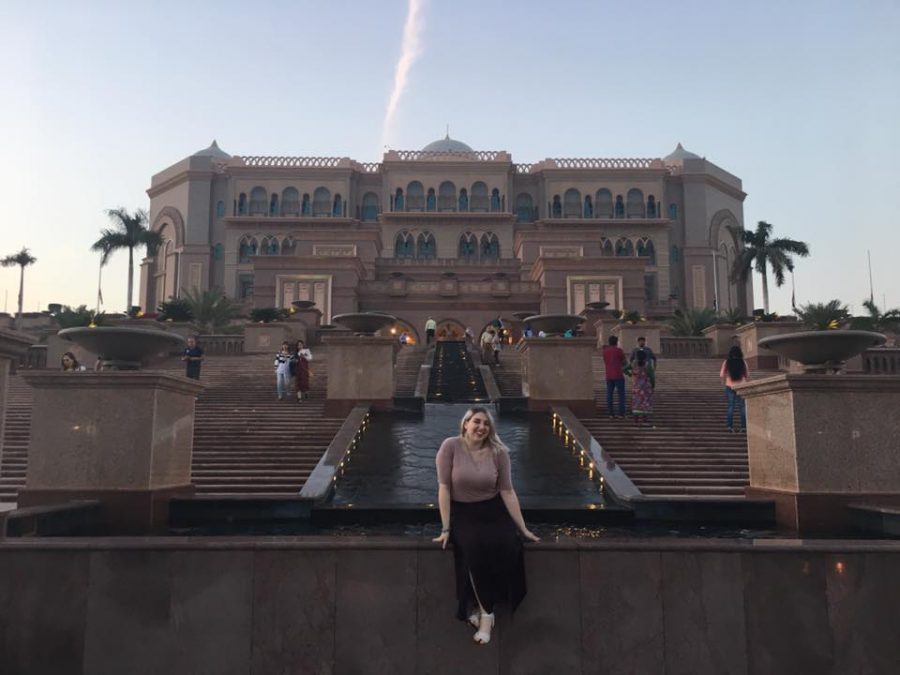 Allie Rubeck spent her winter break in Abu Dhabi, as part of the Presidential Honors Program.
