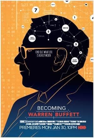 A film about Warren Buffett, “Becoming Warren Buffett,” shows various aspects of this billionaire’s life, from his rise in success to his underlying humility. 