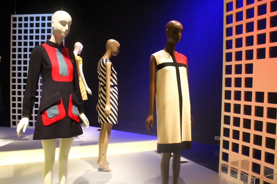 Dresses from the Fashion Institute of Technology’s exhibit “Paris Refashioned (1957 - 1968).” These garments pushed the boundaries of acceptable dress for women in the 1960s feminist movement.