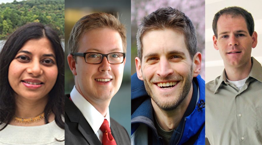 This past week, four faculty members — assistant neuroscience professors Jayeete Basu and Nicolas Tritsch, Stern associate professor Johannes Stroebel and assistant chemistry professor Daniel Turner, 
were awarded fellowships from the Alfred P. Sloan Foundation. The 2-year fellowship is given to up-and-coming scientists in various fields.