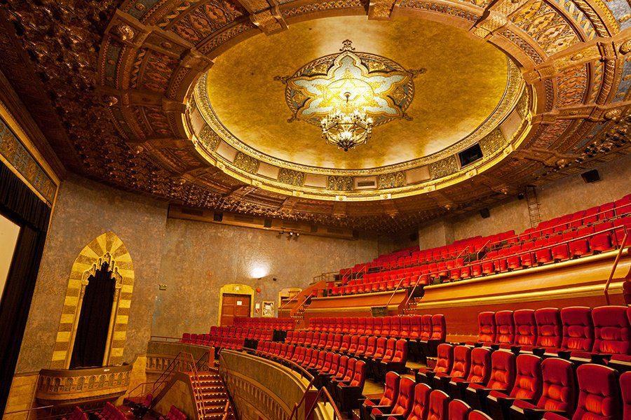 The interior of the Village East Cinema is worth the price you pay for the ticket. In New York, you pay for the experience as much as the movie.