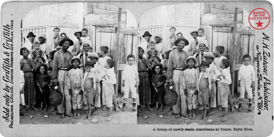 A group of newly made Americans at Ponce, Puerto Rico.