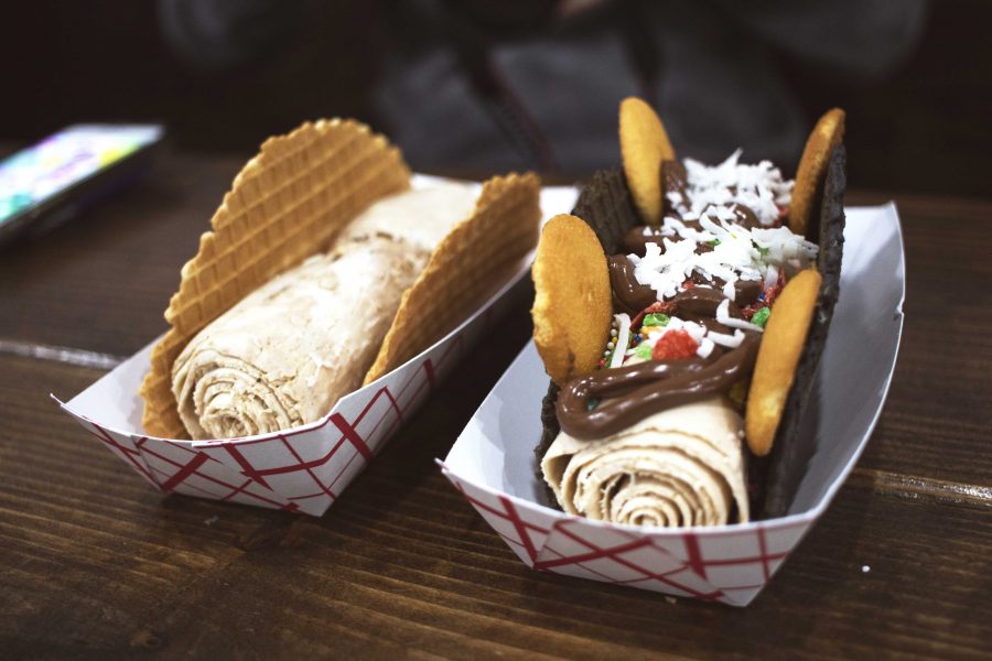 Originally from Thailand, rolled ice cream has become one of the hottest food trends in the United States.  10Below recently added Ice Cream Tacos to their menu at their Lower East Side location.