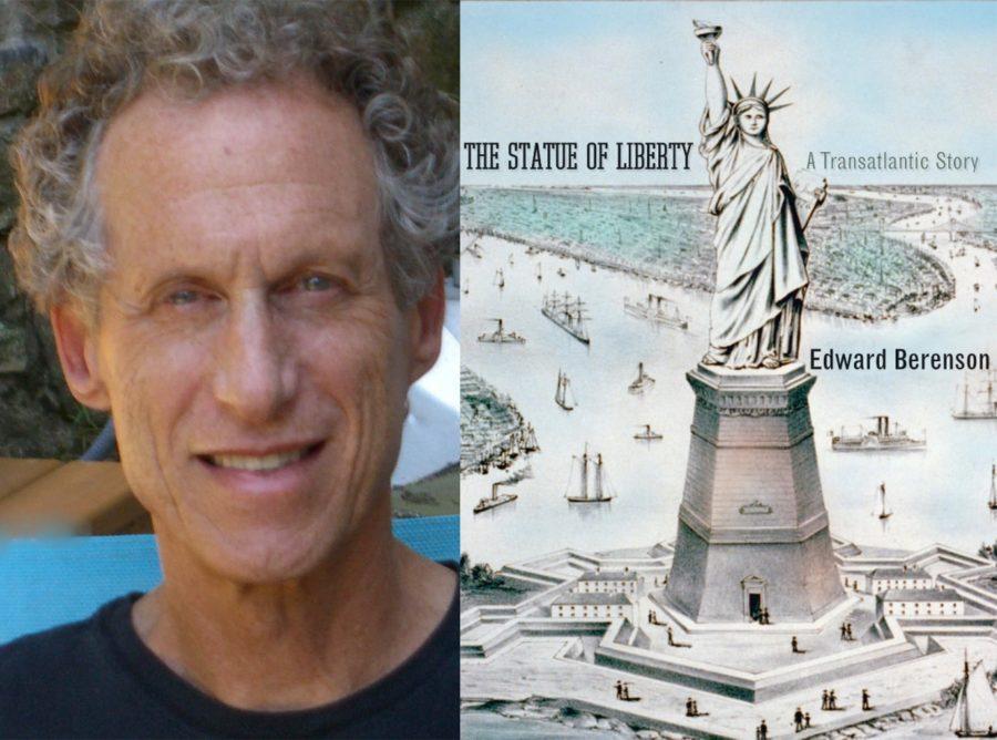 History+Professor%2C+Edward+Berenson%2C+and+his+book+%E2%80%9CThe+Statue+of+Liberty.+A+Transatlantic+Story.%E2%80%9D+Berenson+is+one+of+many+professors+who+set+their+own+work+as+required+reading+for+their+course.