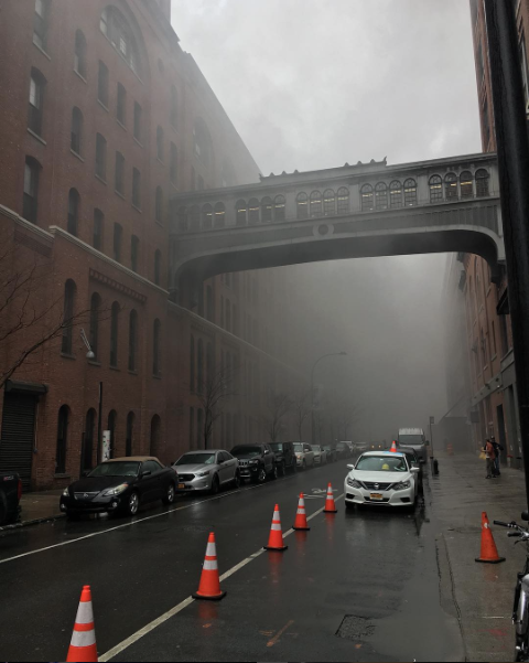 A fire at Chelsea Market earlier today caused hundreds of people to evacuate the building. Only one injury was reported and the fire was extinguished in less than an hour.