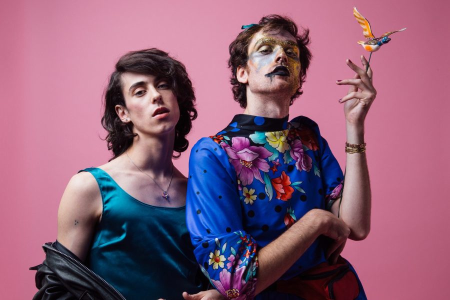 PWR BTTM are the glittery punk-rockers rising up the New York music scene. The duo released their latest single “Answer my Text” earlier in March.