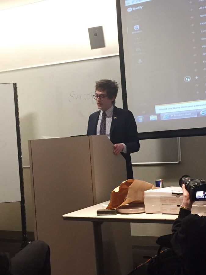 White House correspondent for Gateway Pundit attended the university as a guest speaker for the NYU College Republicans.