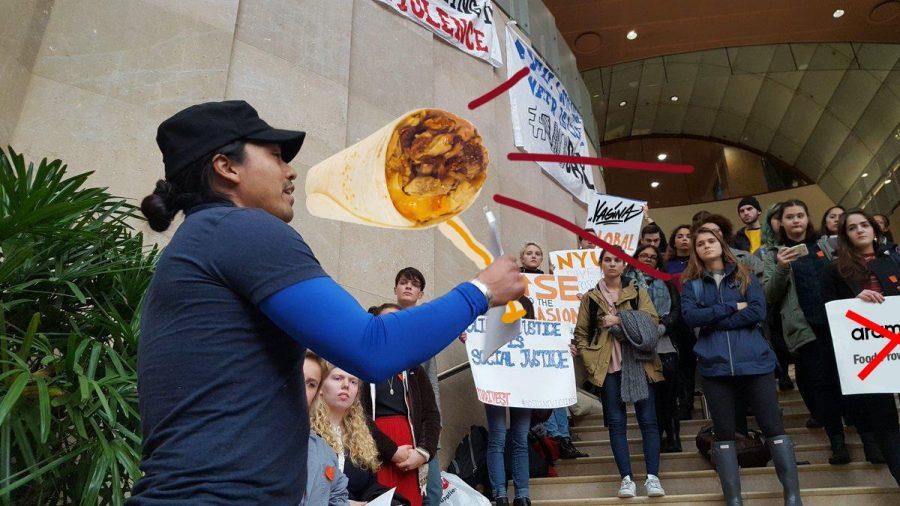 Students suddenly flooded Kimmel on Friday for a general protest. Anybody was allowed to protest anything they wanted, as long as they showed solidarity.