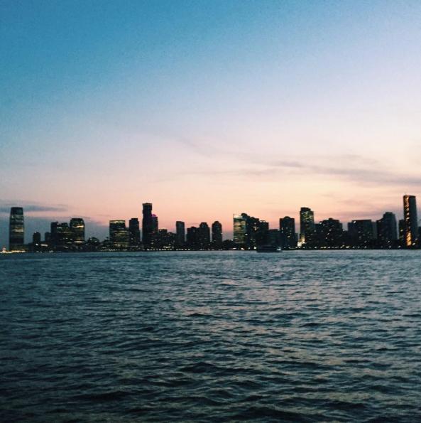 The Hudson River is a great outdoor study spot for students in New York City.