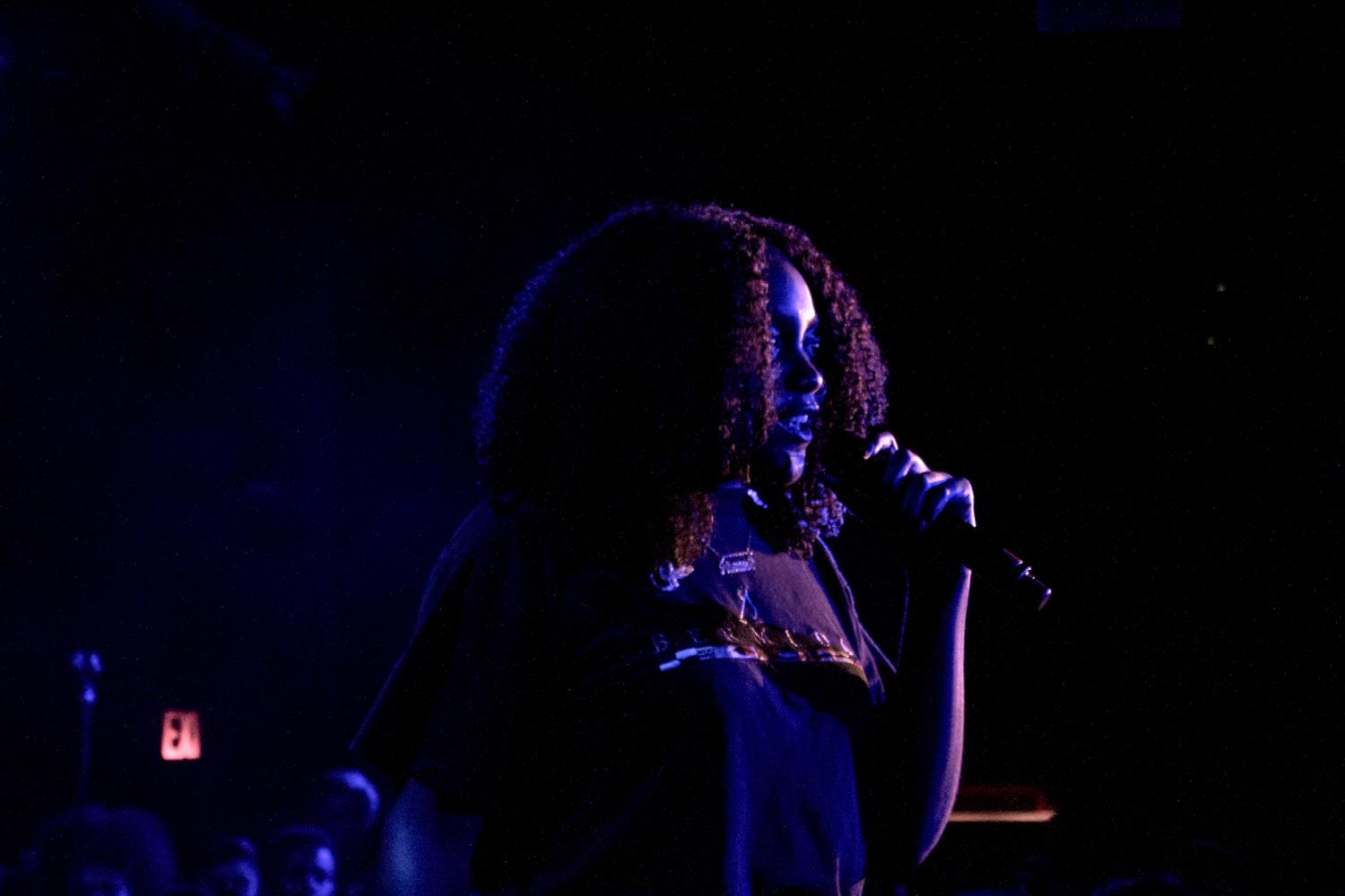 Noname was one of the many performers for the Mystery Concert.