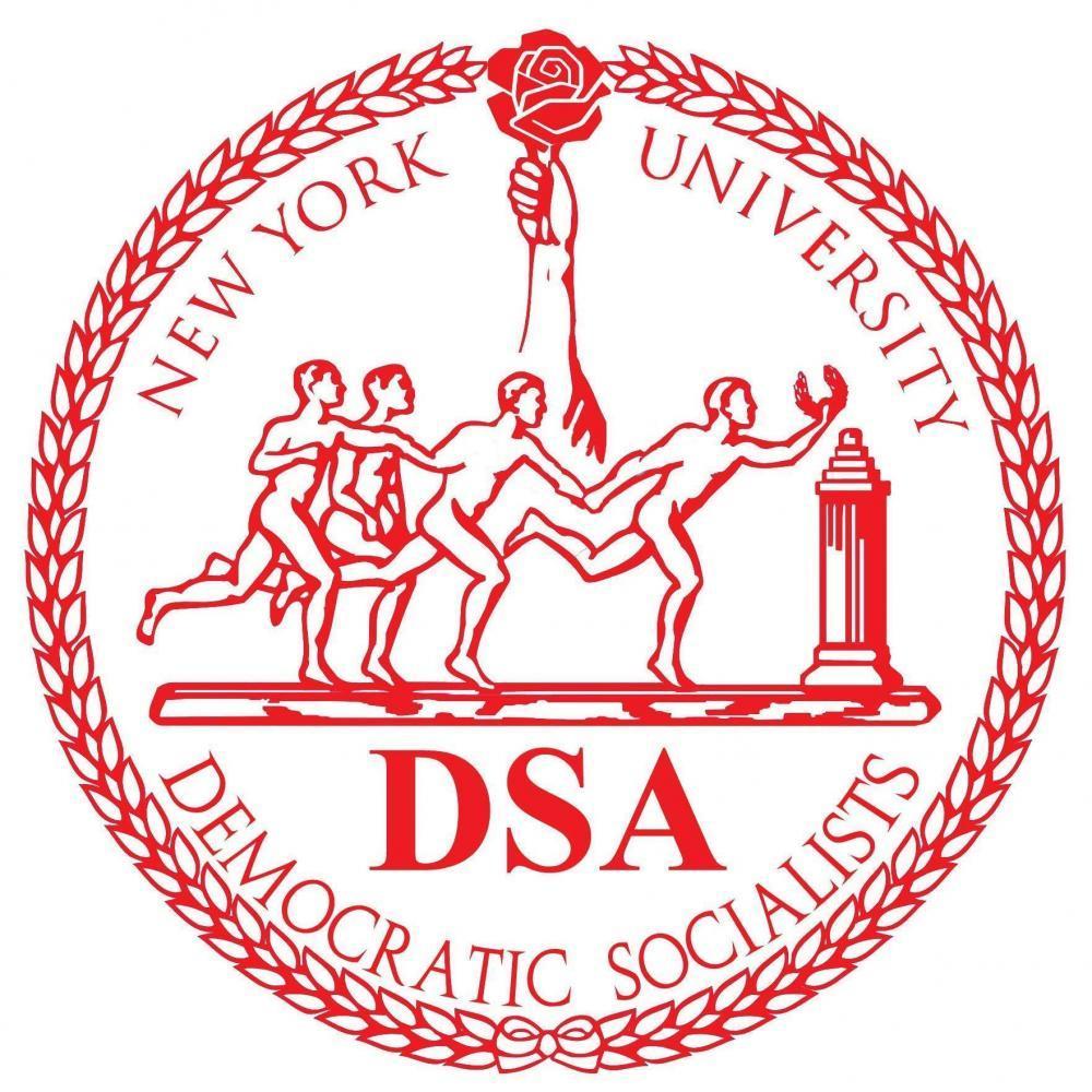 NYUs+Democratic+Socialists+of+America+Logo+