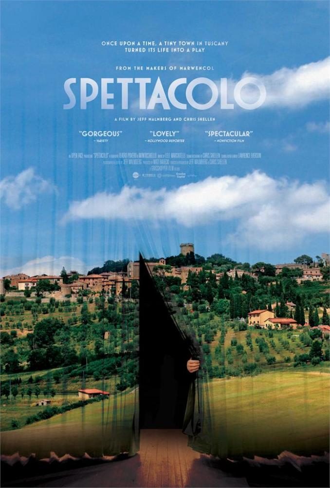 Spettacolo is a documentary film following the lives of villagers whose home has become defined by its iconic style of entertainment.