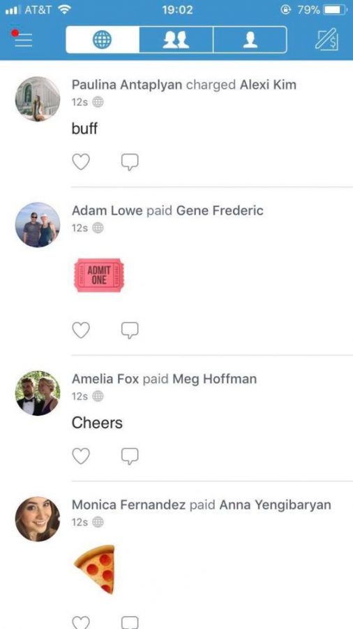 
Venmo has become the go-to method for transactions between students. 
