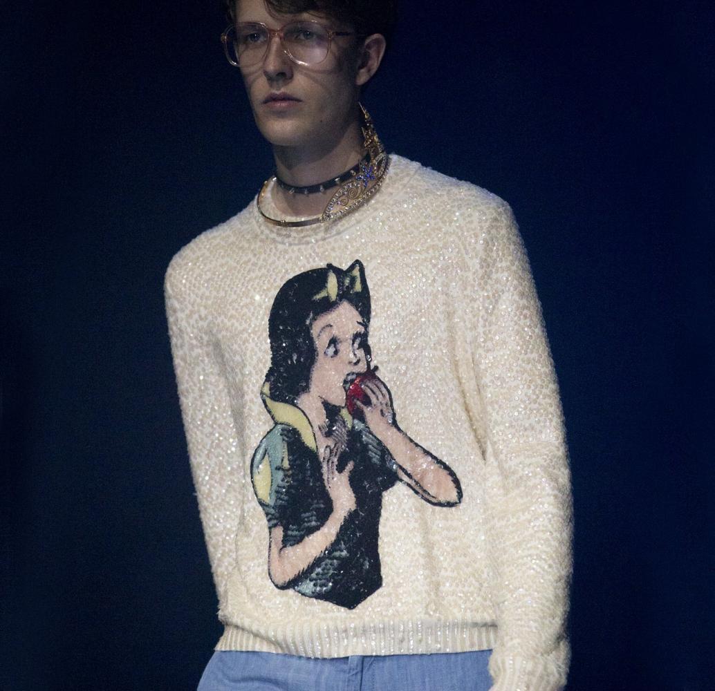 Gucci's SS18 season line was a nostalgic flashback to the 80s.