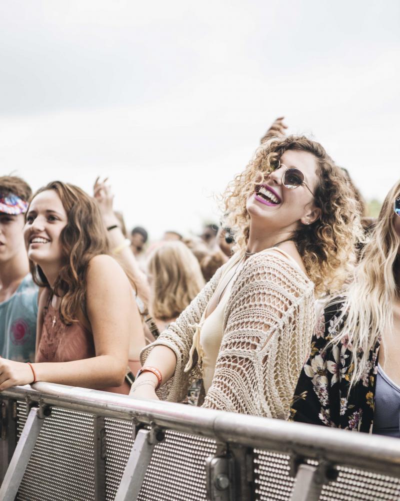 Fans enjoying music by the stage at the Meadows on Sept 15, 2017. The Meadows festival will not be returning this year