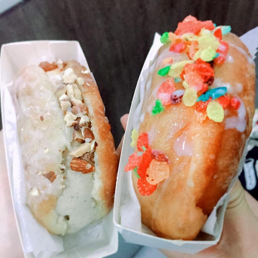 
Stuffed Ice Cream, located at 139 1st Ave, has created a donut ice cream sandwich, which they have named the “cruff.” 
