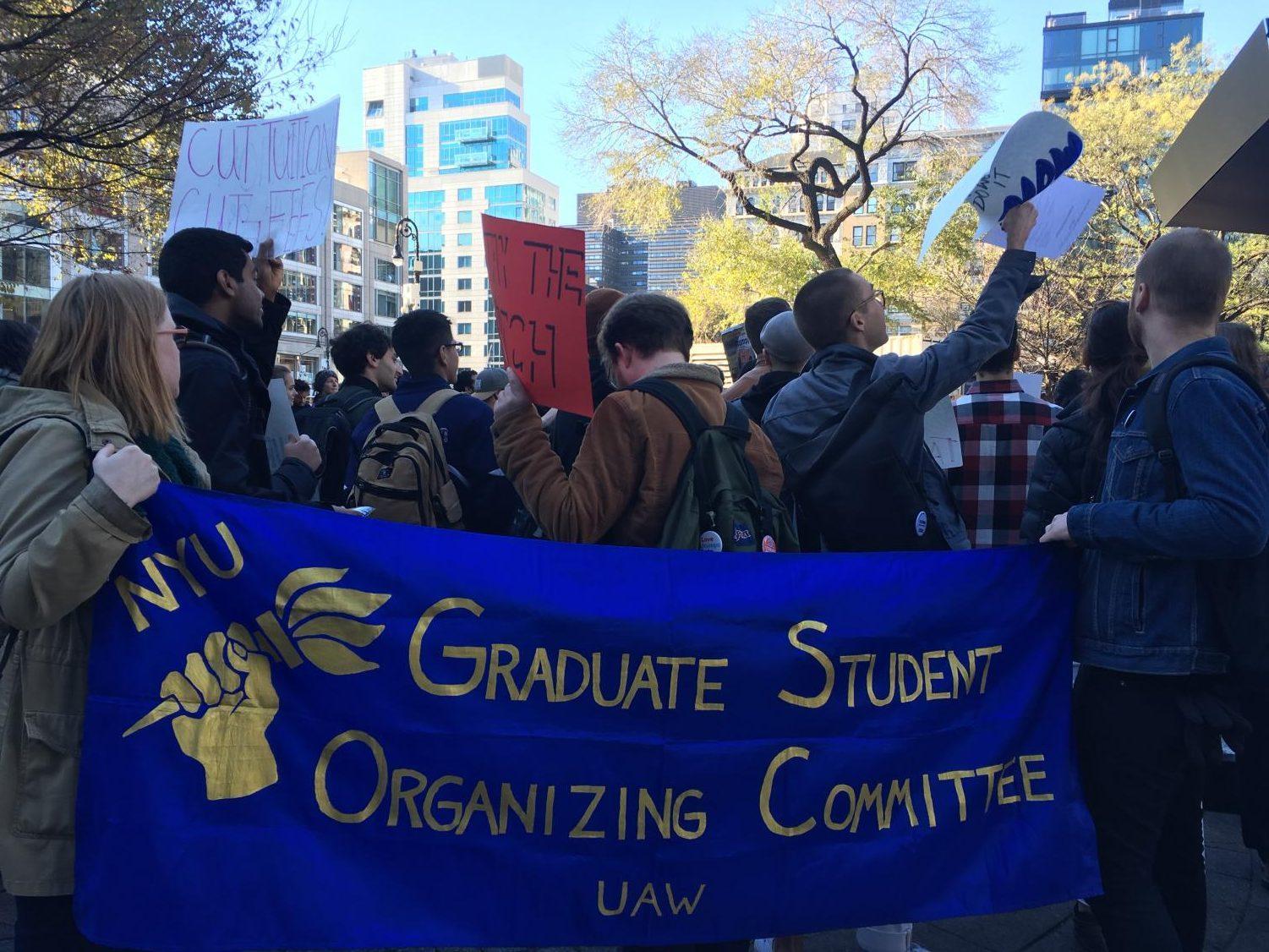 Graduate+Students+Protest+Tax+Reform