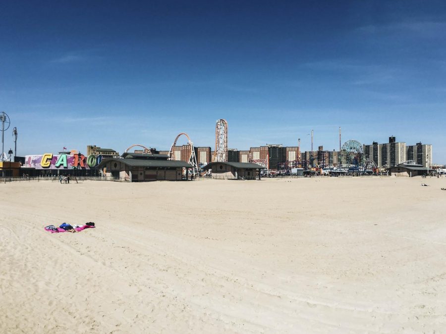 Coney Island makes for a great and unconventional picnic site and offers classic and cinematic New York views.
