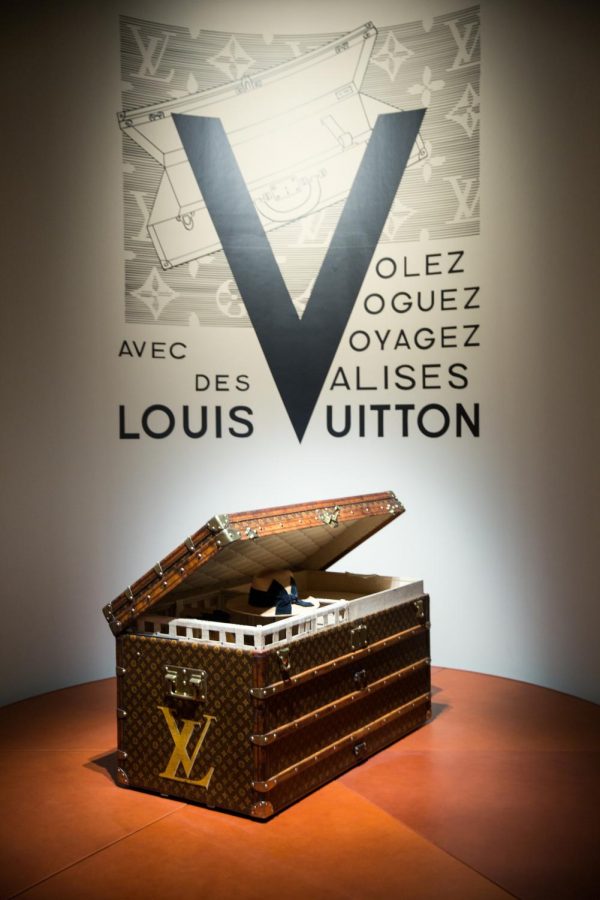 Louis Vuitton has a new free exhibit in downtown New York City, Volez, Voguez, Voyagez. The collection guides visitors through the history of Louis Vuitton, from its beginnings as a luggage brand to today’s red carpet staple.