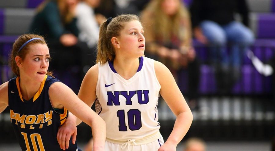 SPS sophomore Cassidy Fontana scored six points for the women’s basketball team in a match against SUNY Oneonta on Nov. 26.
