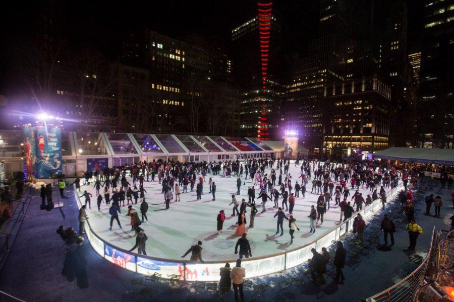 At the heart of Bryant Park’s annual Winter Village is its ice skating rink. It hosts thousands of visitors each year while also offering various winter festivities. 
