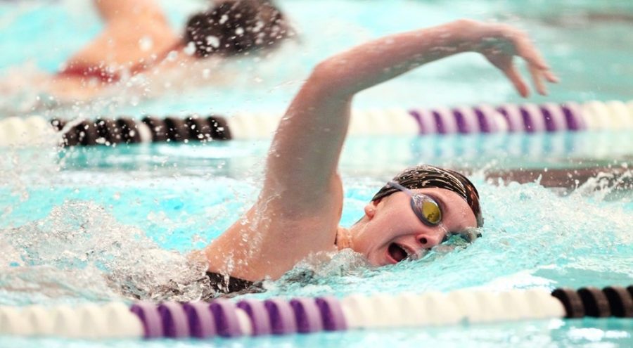 CAS junior Grace Wakabayashi placed second for the women’s swim team in a 1,650-yard freestyle event at MIT’s winter invitational on Dec. 1.