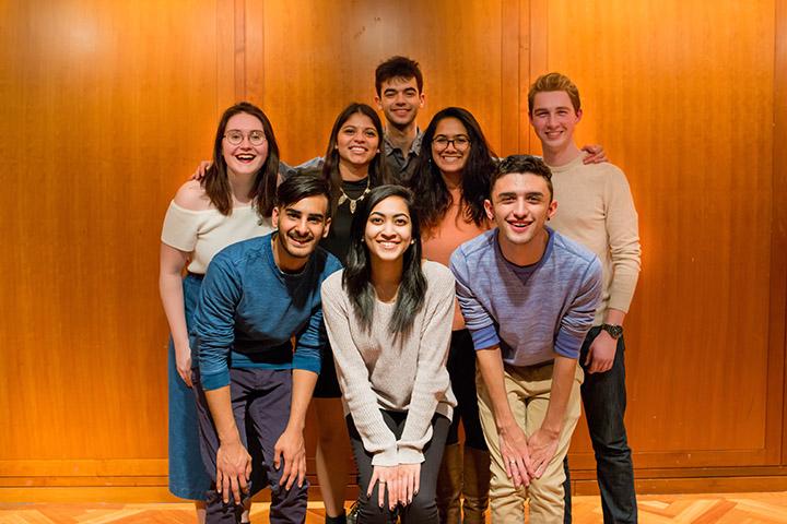 Front row from left: Shawn Kshatriya, Shriya Khonde, Kyle Haynes;
Middle row from left: Tayler Everts, Antonella Cotilletta, Shraddah Jajal, Duncan Lemieux; Back row: Tom Fogle