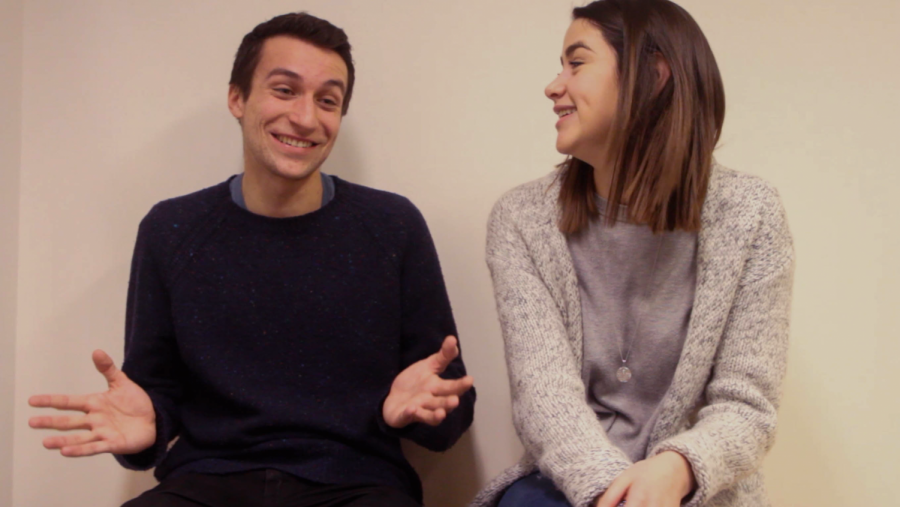 Alex Bazeley (left) and Gabriella Bower (right), are a couple that participated in the Love and Sex Issue interview. 